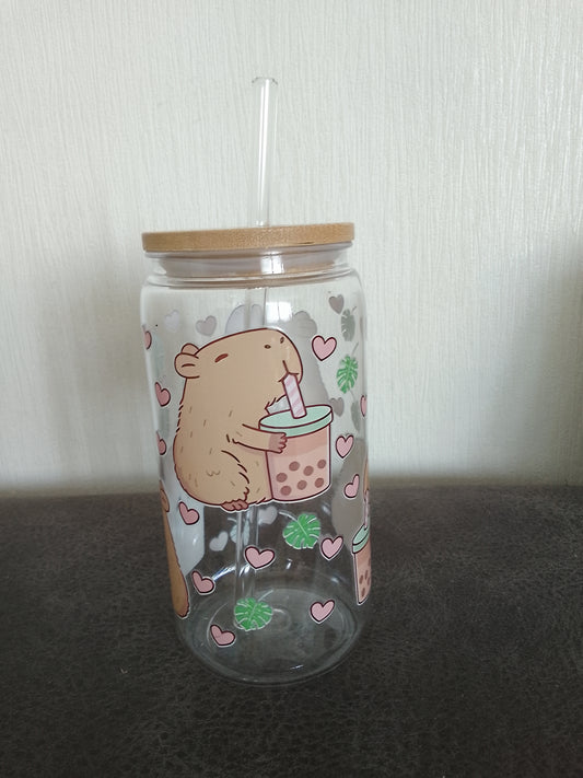 Capybara Trinkbecher aus Kunststoff – 500 ml