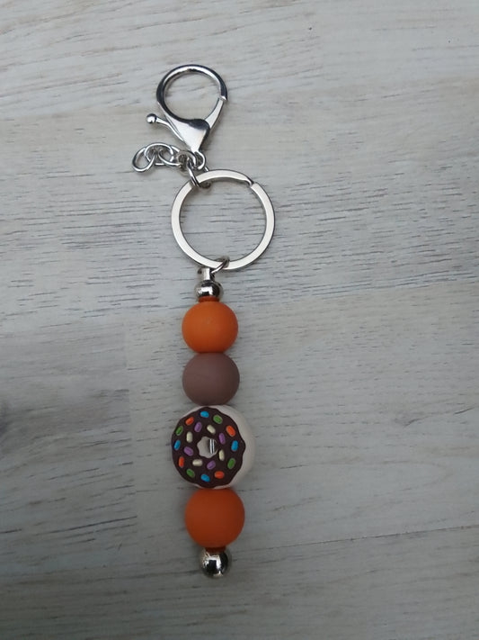 Schlüsselanhänger mit Donut-Design