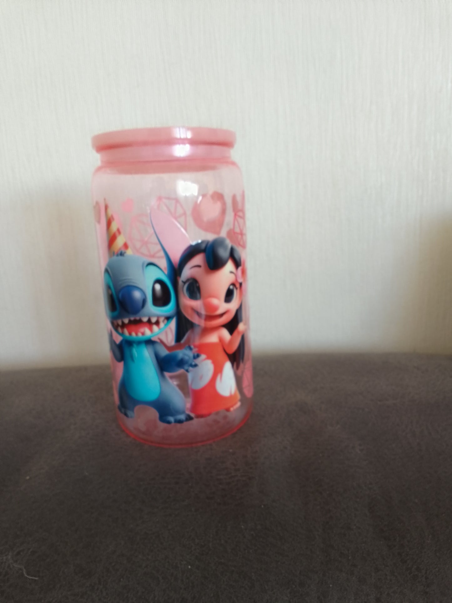 Trinkbecher mit Lilo & Stitch Design